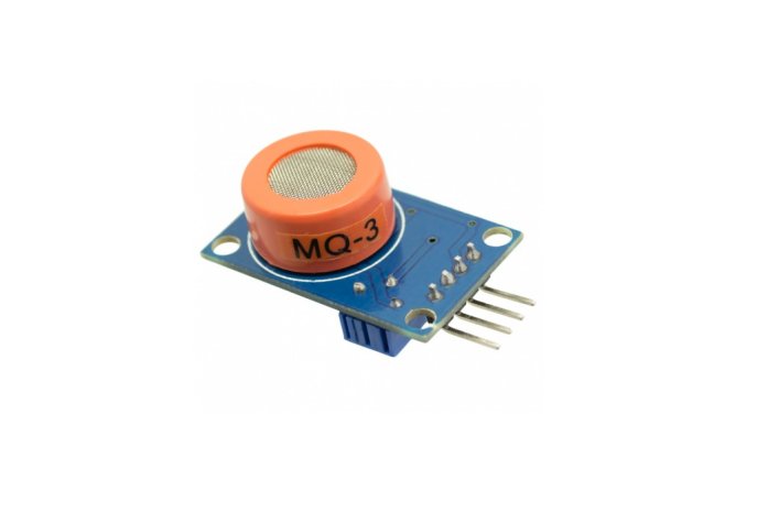 Sensor MQ-3 de gas etanol LM393, ZYMQ