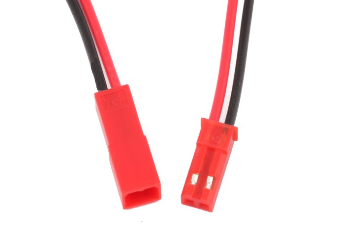 Conector plug JST, 10cm, macho y hembra, para baterias tipo Lipo