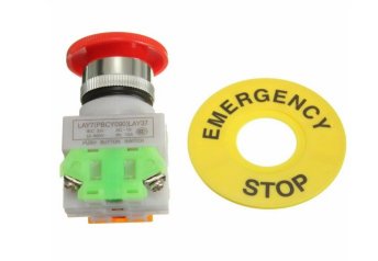 Botón de parada de emergencia 660V 10A