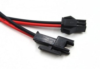 Conector tipo 22 AWG JST 2.54 SM, 2-Pin con cable 200mm