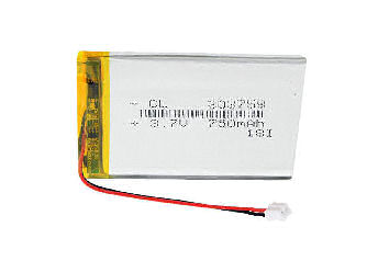 Batería Lipo 3.7V, 750mAh, 20C, conector JST ó XH2.5